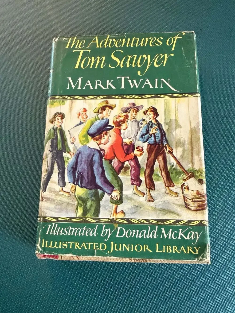 The Adventures of Tom Sawyer by Mark Twain (1946 Illustrated Junior Library, Gro
